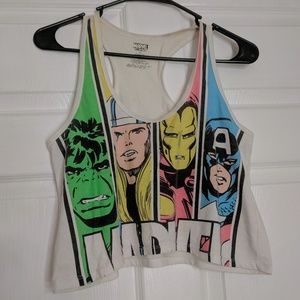 Vintage MARVEL Super Hero Crop Top, Size S/M